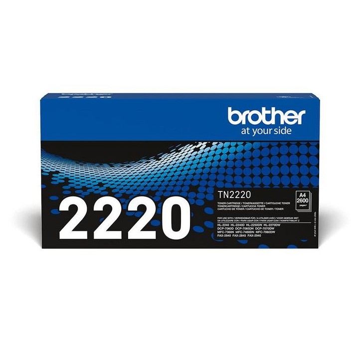 TN2220 Brother Black High Yield Toner Cartridge M7750N, LJ3550, LJ3500