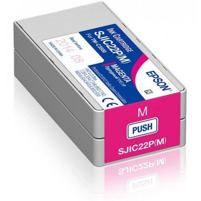 C33S020603 C33S020603 Epson SJIC22P(M): Ink cartridge for ColorWorks C3500 (Magenta) SJIC22P Epson Features DSE