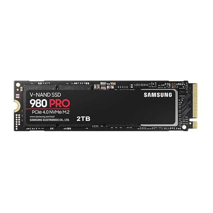 MZ-V8P2T0BW Samsung 2TB, M.2, NVMe, PCIe Gen 4.0 x4, V-NAND 3-bit MLC, TRIM, S.M.A.R.T, AES 256-bit, 80.15 x 22.15 x 2.38 mm 841