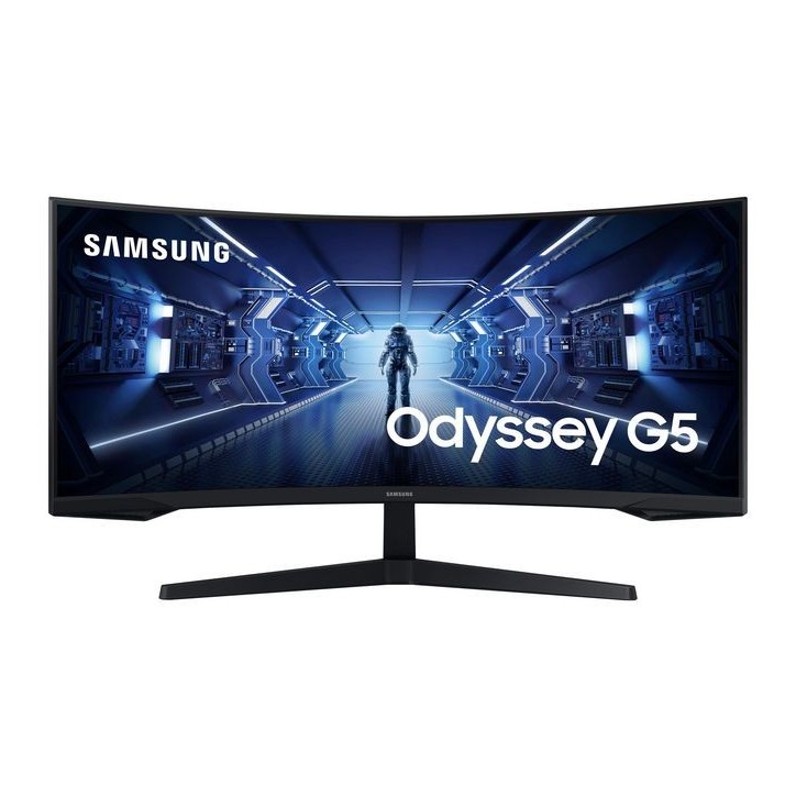 LC34G55TWWPXEN Samsung Odyssey C34G55TWWP 86.4 cm (34") 3440 x 1440 pixels UltraWide Dual Quad HD LED Black 1060734 Consumer