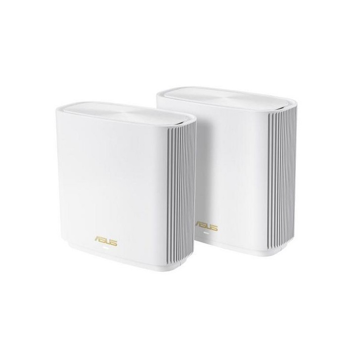 90IG0590-MO3A40 Asus ASUS ZenWiFi XT8 V2 AX6600 2 Pack (Ai Mesh WLAN System, WiFi 6, Tri-Band, 3x Gigabit LAN, 2.5G WAN, AiProte
