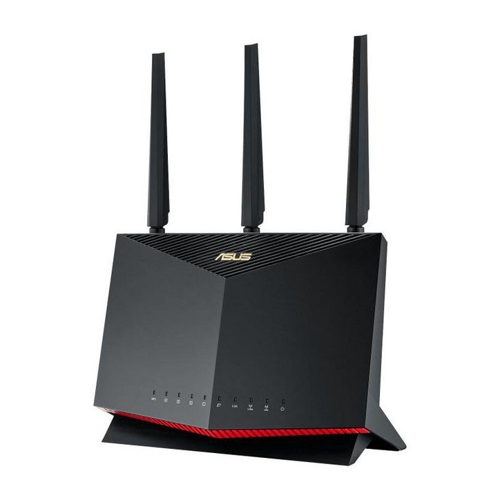 90IG07N0-MO3B00 Asus AX5700 Dual Band WiFi 6 Gaming Router, PS5 compatible, Mobile Game Mode, Enhanced Network Security with AiP 90IG07N0-MO3B00 Asus AX5700 Dual Band WiFi 6 Gaming Router, PS5 compatible, Mobile Game Mode, Enhanced Network Security with AiP