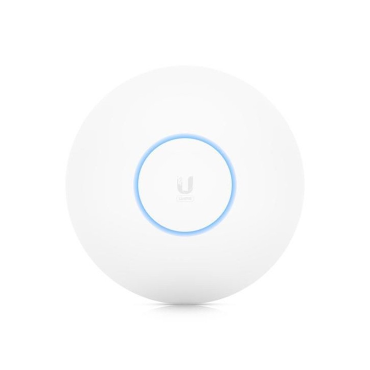 U6-LR Ubiquiti WiFi 6, 2.4 / 5 GHz, MU-MIMO, 3.0 Gbps, 1x Gigabit Ethernet, PoE, IP54, Ø220 x 48 mm, White 844171 5,5 dBi