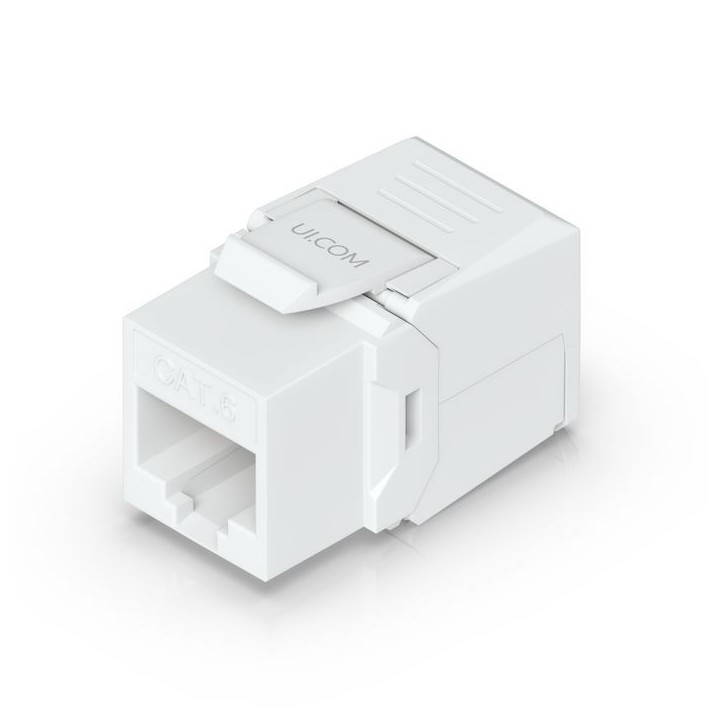 UACC-KEYSTONE-JACK-C6 Ubiquiti Cat6, Keystone Jack, 12-Pack NONE - Only use for non-battery items