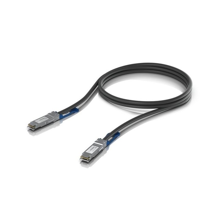 UACC-DAC-QSFP28-1M Ubiquiti 100G Direct Attach Cable, QSFP28 to QSFP28, 1m, black NONE - Only use for non-battery items