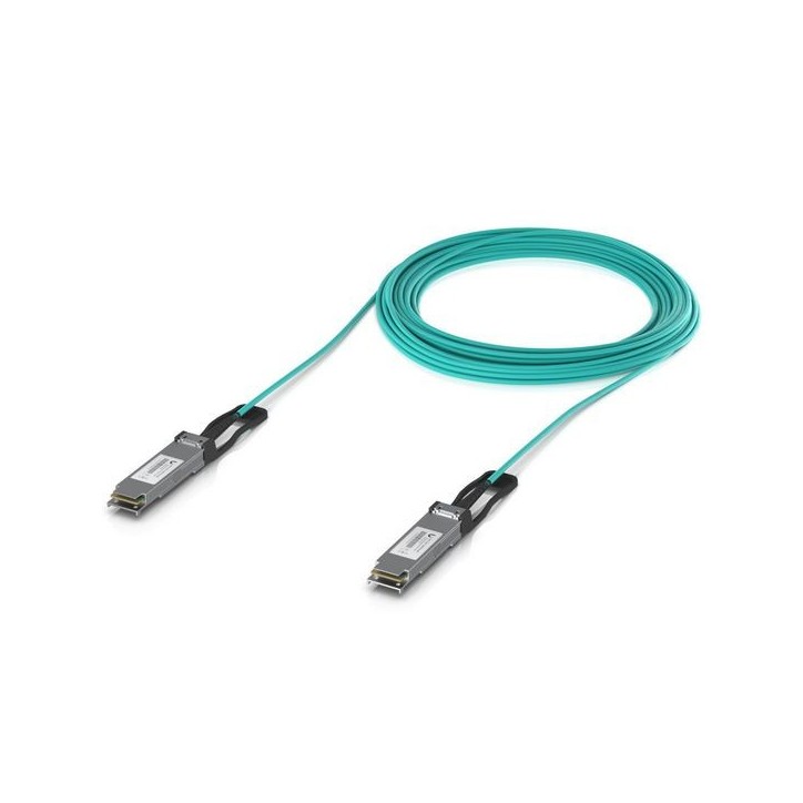 UACC-AOC-QSFP28-20M Ubiquiti Long-Range, QSFP28 Direct Attach, 100 Gbps, Aqua, 20 m NONE - Only use for non-battery items