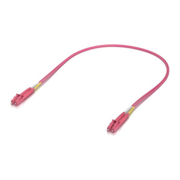 UACC-OFC-M2-LULU-0.5M-50 Ubiquiti OM4, Duplex LC UPC, Rose, 0.5 m, 50 pack NONE - Only use for non-battery items