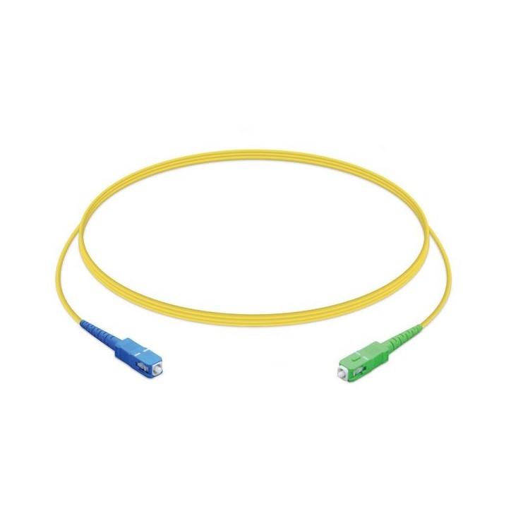 UACC-OFC-SM-PATCH-UPC-APC Ubiquiti SC/UPC to SC/APC, SM G.657A1 fiber, Simplex, 2.0mm jacket PVC, 1.5m length NONE - Only use fo