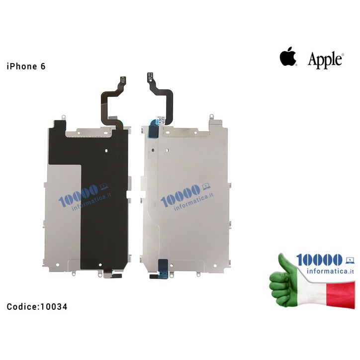 Telaio Supporto Metallico Display LCD e Cavo Connettore Tasto Home APPLE iPhone 6 6G (A1549) (A1586) (A1589) Frame LCD Shield Pl Telaio Supporto Metallico Display LCD e Cavo Connettore Tasto Home APPLE iPhone 6 6G (A1549) (A1586) (A1589) Frame LCD Shield Pl