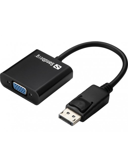 508-43 508-43 Sandberg Adapter DisplayPort to VGA NONE - Only use for non-battery items