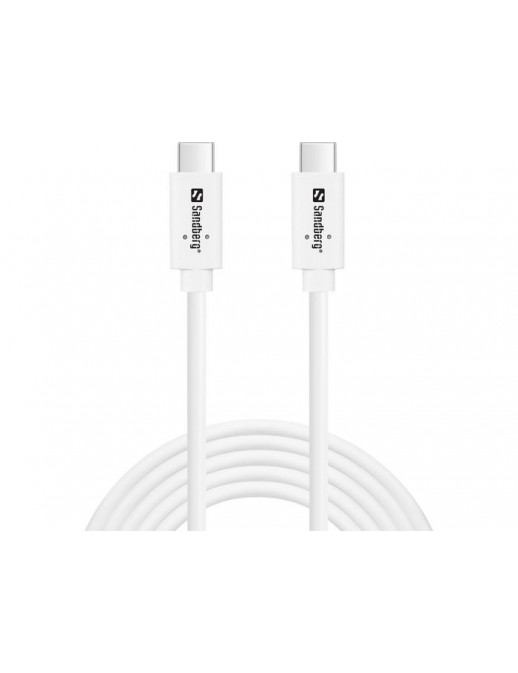 136-54 136-54 Sandberg USB-C to C USB 3.1 G2 100W, 2M NONE - Only use for non-battery items
