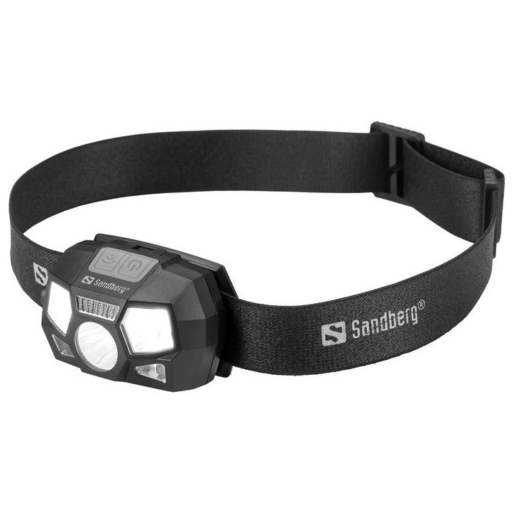 421-10 Sandberg Headlamp 5in1 Recharge Sensor 3,33 Wh