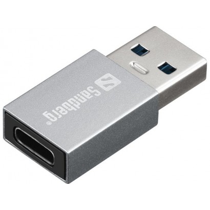 136-46 Sandberg USB-A to USB-C Dongle NONE - Only use for non-battery items