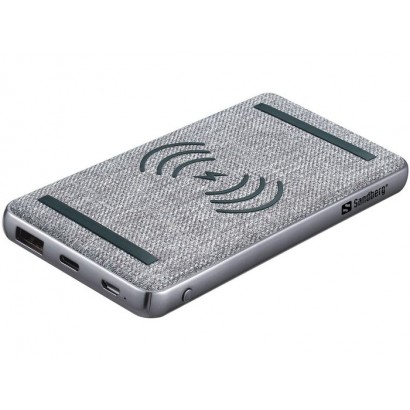 420-61 420-61 Sandberg Powerbank 10000 PD20WWireless 37 Wh