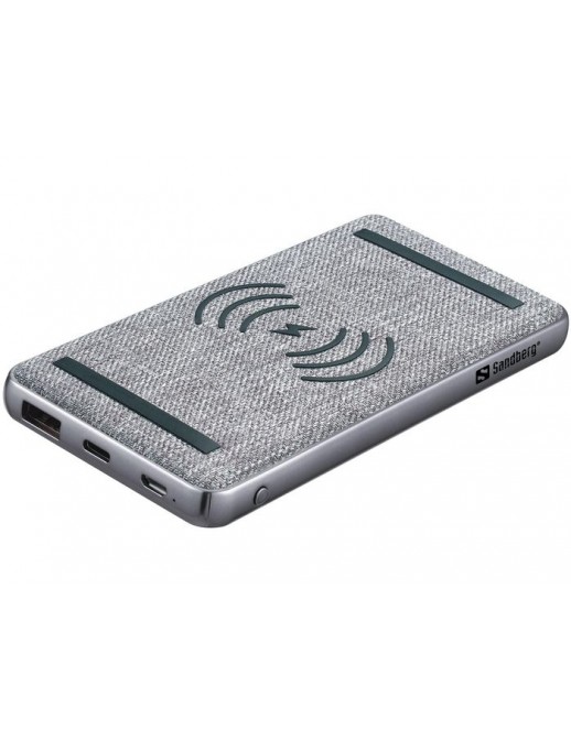 420-61 420-61 Sandberg Powerbank 10000 PD20WWireless 37 Wh