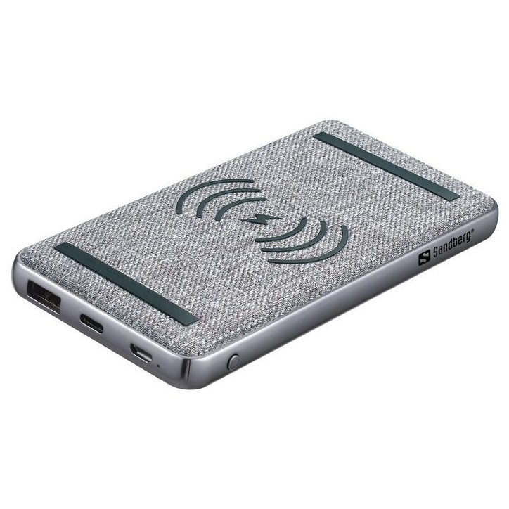 420-61 Sandberg Powerbank 10000 PD20WWireless 37 Wh