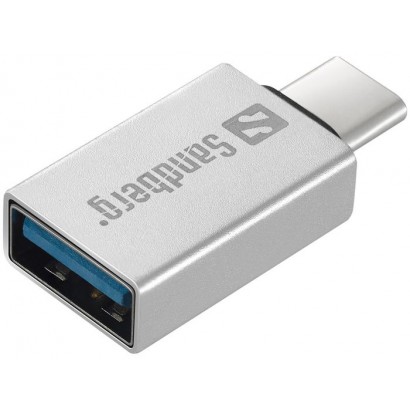 136-24 Sandberg USB-C to USB 3.0 Dongle Aluminium
