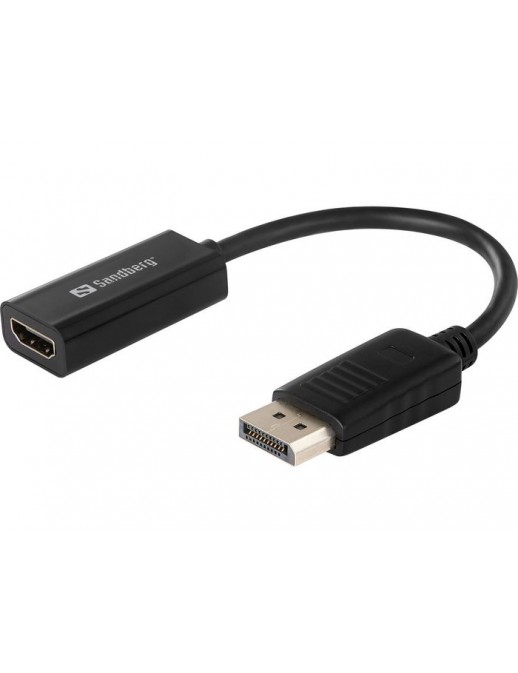 508-28 508-28 Sandberg Adapter DisplayPort to HDMI NONE - Only use for non-battery items