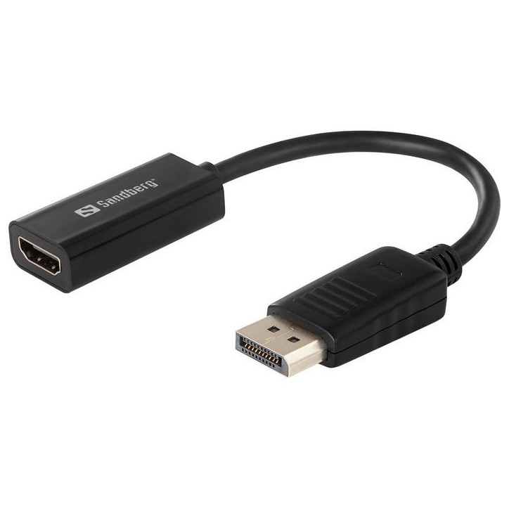508-28 Sandberg Adapter DisplayPort to HDMI NONE - Only use for non-battery items