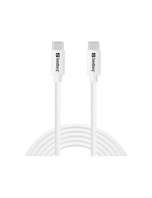 336-53 336-53 Sandberg USB-C to USB-C 65W 2M SAVER NONE - Only use for non-battery items