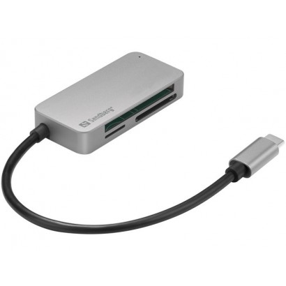 136-38 136-38 Sandberg USB-C Multi Card Reader Pro N/A