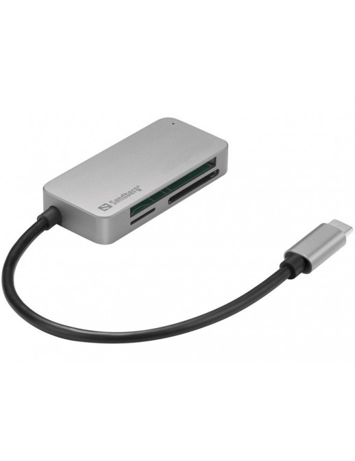 136-38 136-38 Sandberg USB-C Multi Card Reader Pro N/A