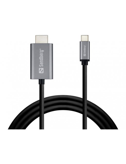 136-21 136-21 Sandberg USB-C to HDMI Cable 2M NONE - Only use for non-battery items