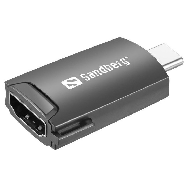 136-34 Sandberg USB-C to HDMI Dongle Aluminium
