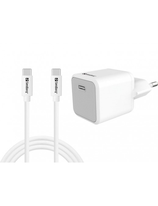 441-58 441-58 Sandberg USB-C 20W Charger EUUSB-C to C White