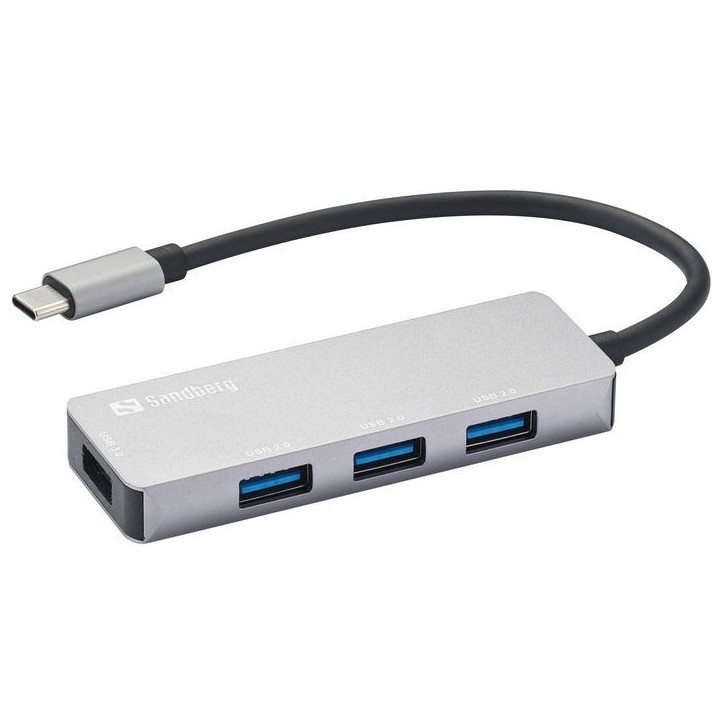 336-32 Sandberg USB-C Hub 1xUSB3.03x2.0 SAVER 5000 Mbit/s