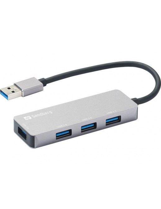 333-67 333-67 Sandberg USB-A Hub 1xUSB3.03x2.0 SAVER 5000 Mbit/s
