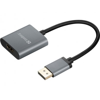 509-19 Sandberg DisplayPort 1.4 to HDMI 2.0 4K Adapter NONE - Only use for non-battery items