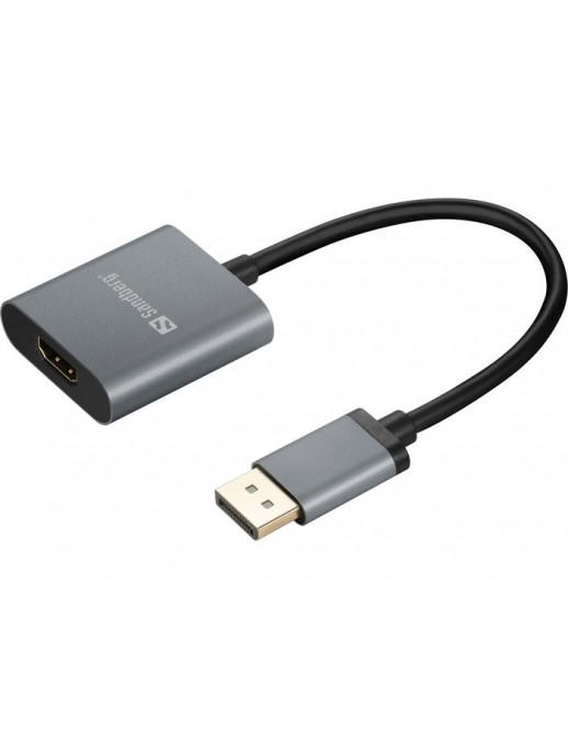 509-19 Sandberg DisplayPort 1.4 to HDMI 2.0 4K Adapter NONE - Only use for non-battery items