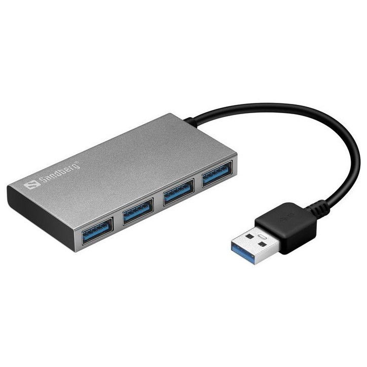 133-88 Sandberg USB 3.0 Pocket Hub 4 ports RoHS