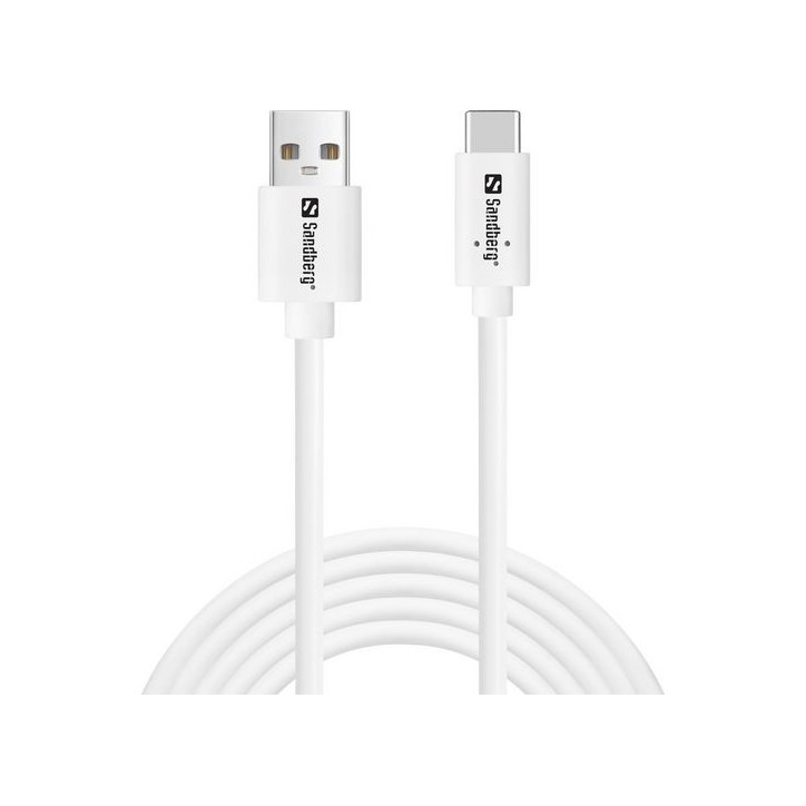 336-14 Sandberg USB-C to USB-A 2.0 2M SAVER NONE - Only use for non-battery items