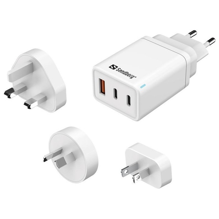 441-59 Sandberg 3in1 TravelCharger USB-C/A 65W Yes