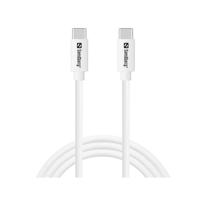 136-52 Sandberg USB-C Charge Cable 1M, 65W NONE - Only use for non-battery items