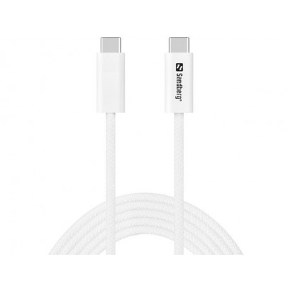 136-57 136-57 Sandberg USB-C to C USB4 240W40Gbps, 2M NONE - Only use for non-battery items