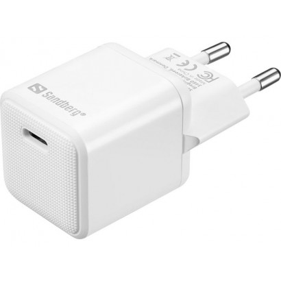 341-42 341-42 Sandberg USB-C AC Charger PD20W SAVER White