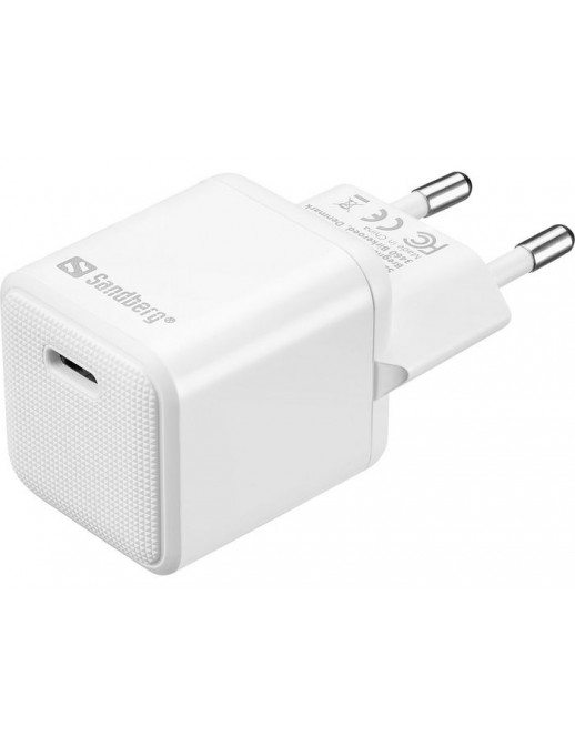 341-42 341-42 Sandberg USB-C AC Charger PD20W SAVER White