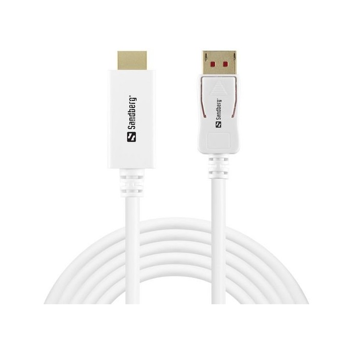 509-16 Sandberg DisplayPort 1.4-HDMI 4K60Hz 2m NONE - Only use for non-battery items