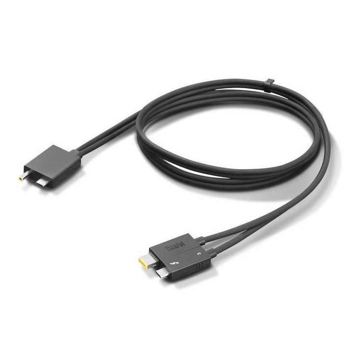 4X91K16970 Lenovo ThinkPad Thunderbolt 4 WorkStation Dock Split Cable 0.7m FRU5D10W33951 NONE - Only use for non-battery items