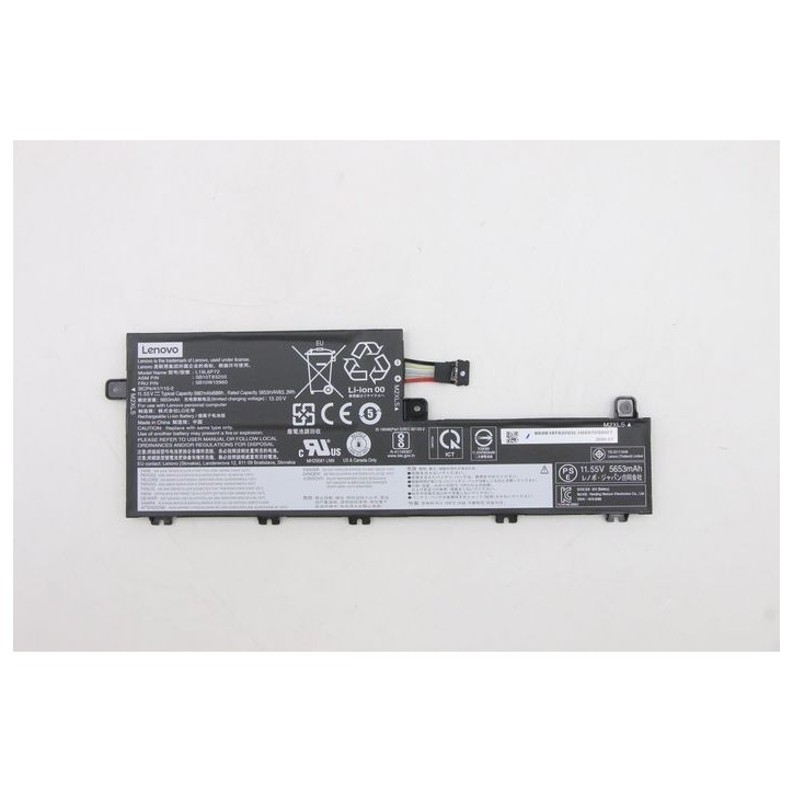 5B10W13960 Lenovo Internal lithium-ion battery with 68Wh capacity, 6-cell configuration, compatible with select Lenovo laptops. 