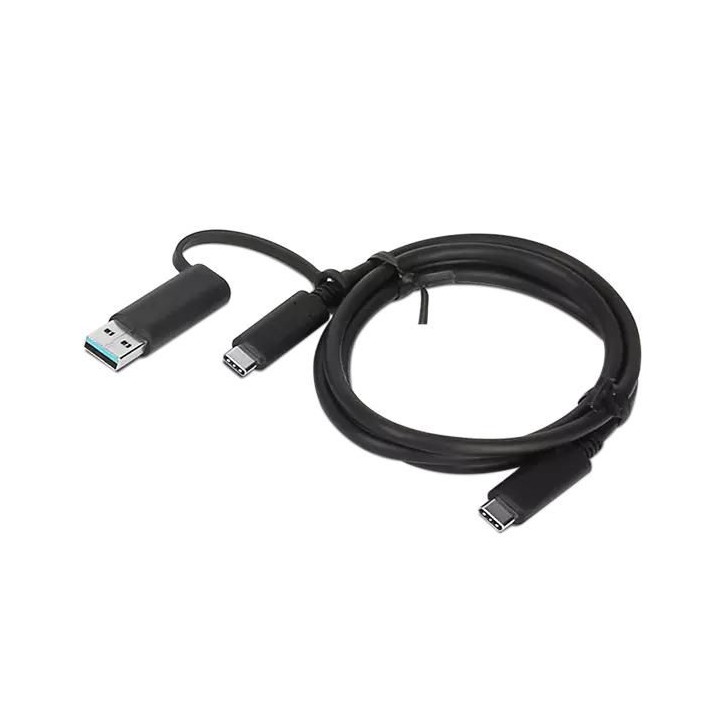 4X90U90618 Lenovo Hybrid USB-C with USB-A Cable NONE - Only use for non-battery items