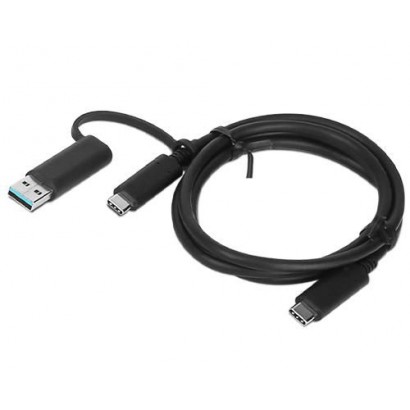 03X7470 03X7470 Lenovo Lenovo Hybrid USB-C with USB-A Cable FRU5M11K83891 NONE - Only use for non-battery items
