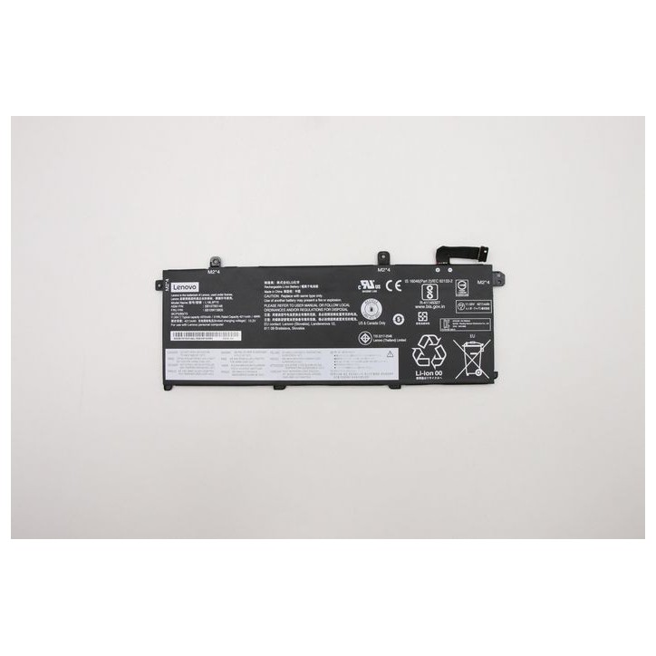 5B10W13905 Lenovo Internal battery, 50Wh capacity, 3-cell Lithium-Ion, 11.55V, compatible with Lenovo ThinkPad T490 laptops. FRU