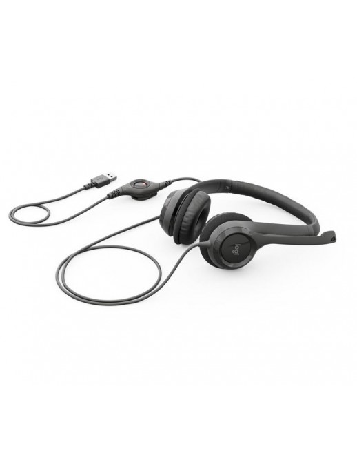 981-000406 Logitech H390 USB Computer Headset 788661 No