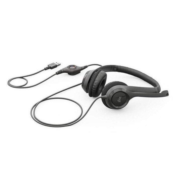 981-000406 Logitech H390 USB Computer Headset 788661 No