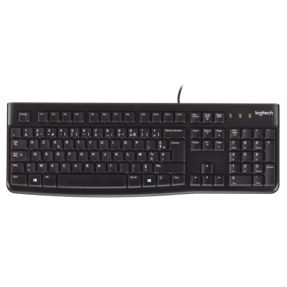 920-002515 920-002515 Logitech K120 - USB, AZERTY, Black Yes