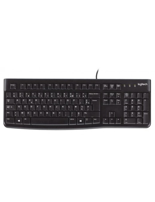 920-002515 920-002515 Logitech K120 - USB, AZERTY, Black Yes